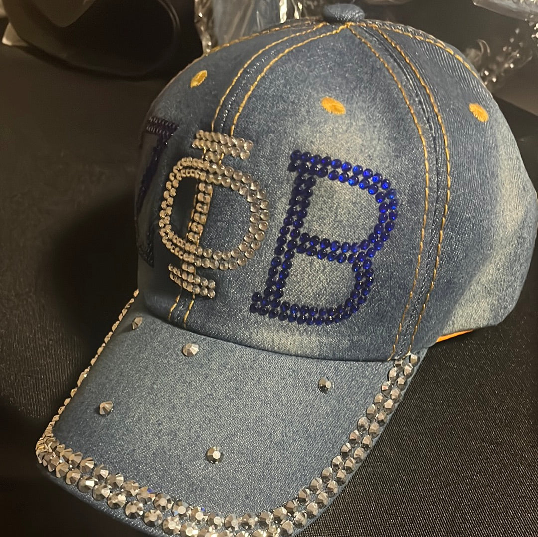 Denim Bling Baseball Cap