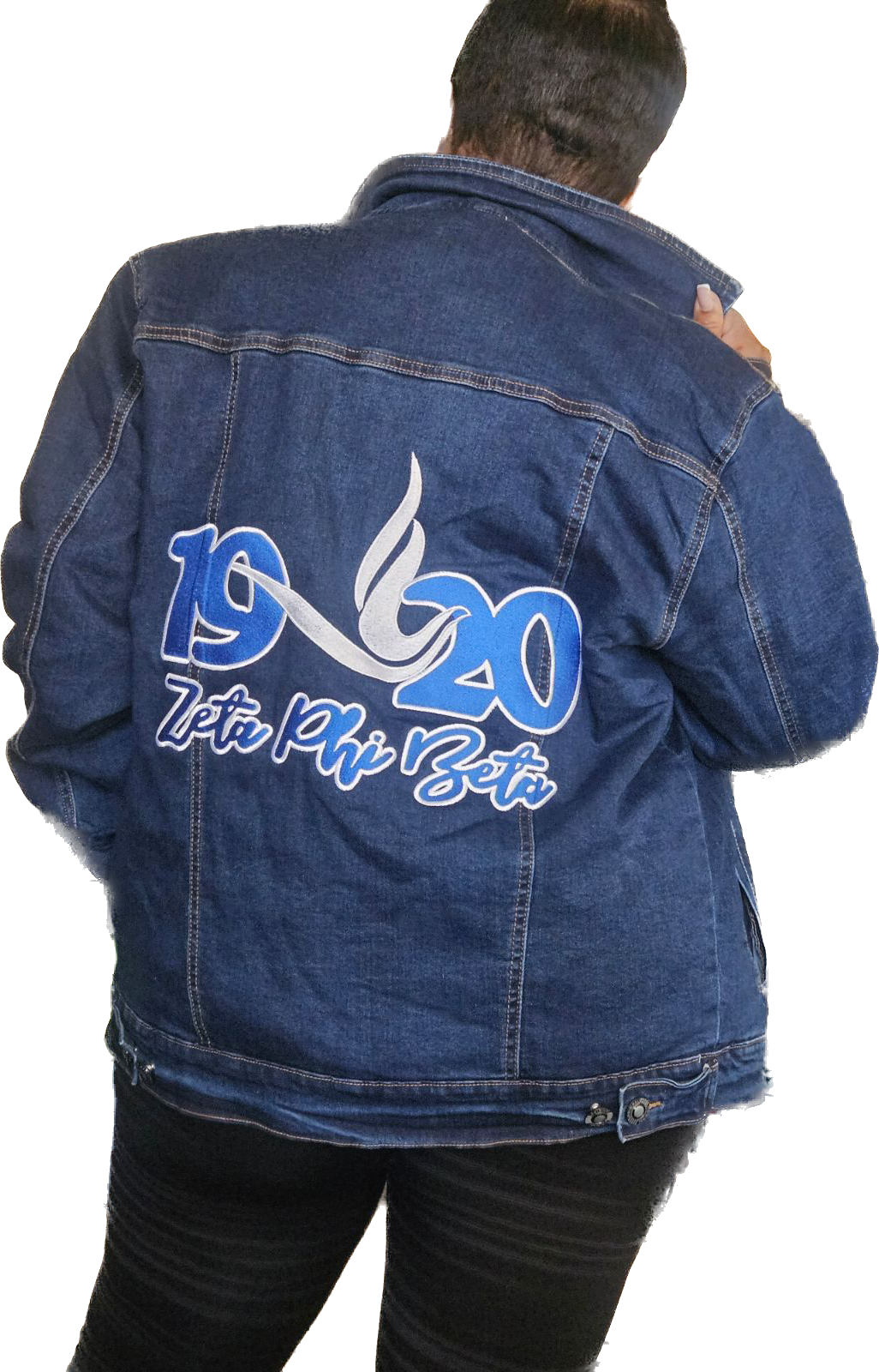 Denim wool lined jacket