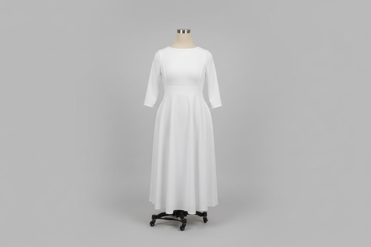 All Sorority All White Dress No Insignia Small All Sorority All White Dress No Insignia Small