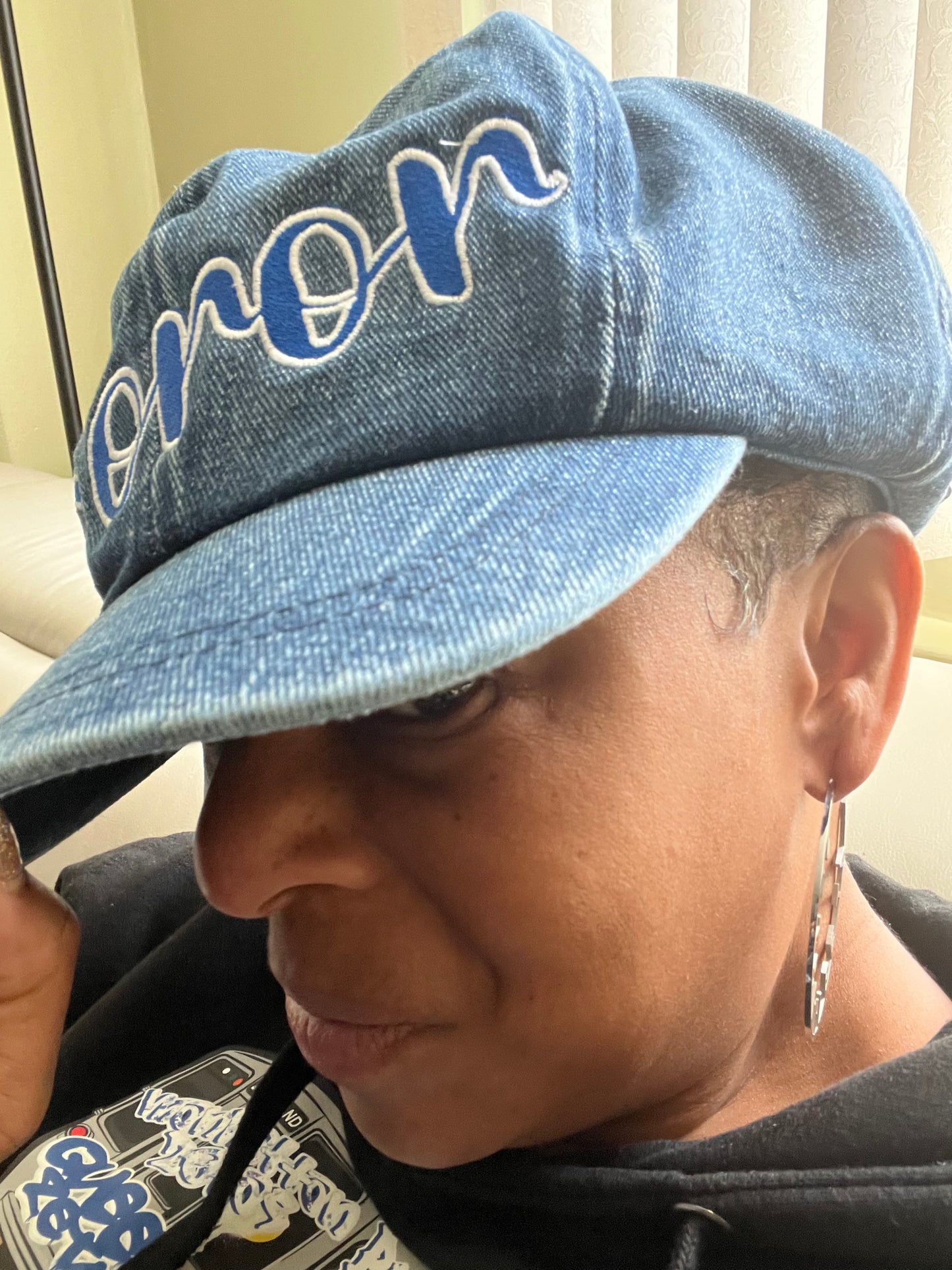 Zeta Denim NewsBoy Cap
