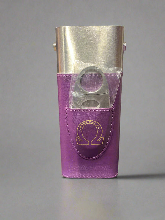 Que Flask and Cigar Holder