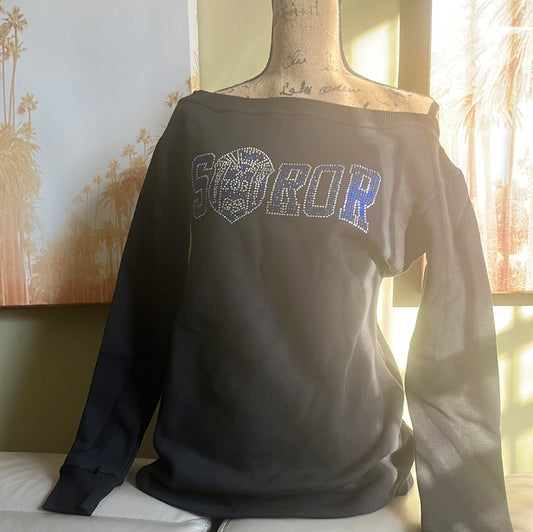 Off Shoulder Cutie Sweatshirt | Zeta Phi Beta