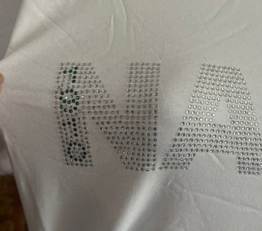NAUW Bling Sleeve Tshirt