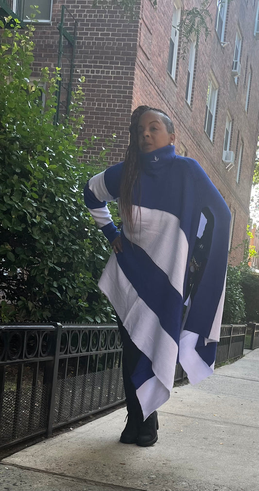 Asymmetrical Dove Sweater