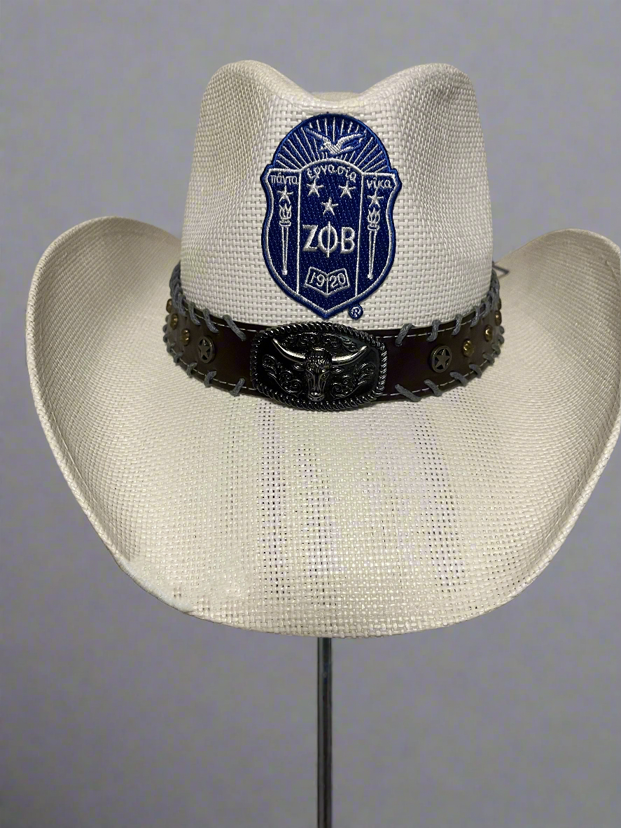 Zeta Phi Beta Cowgirl Hat
