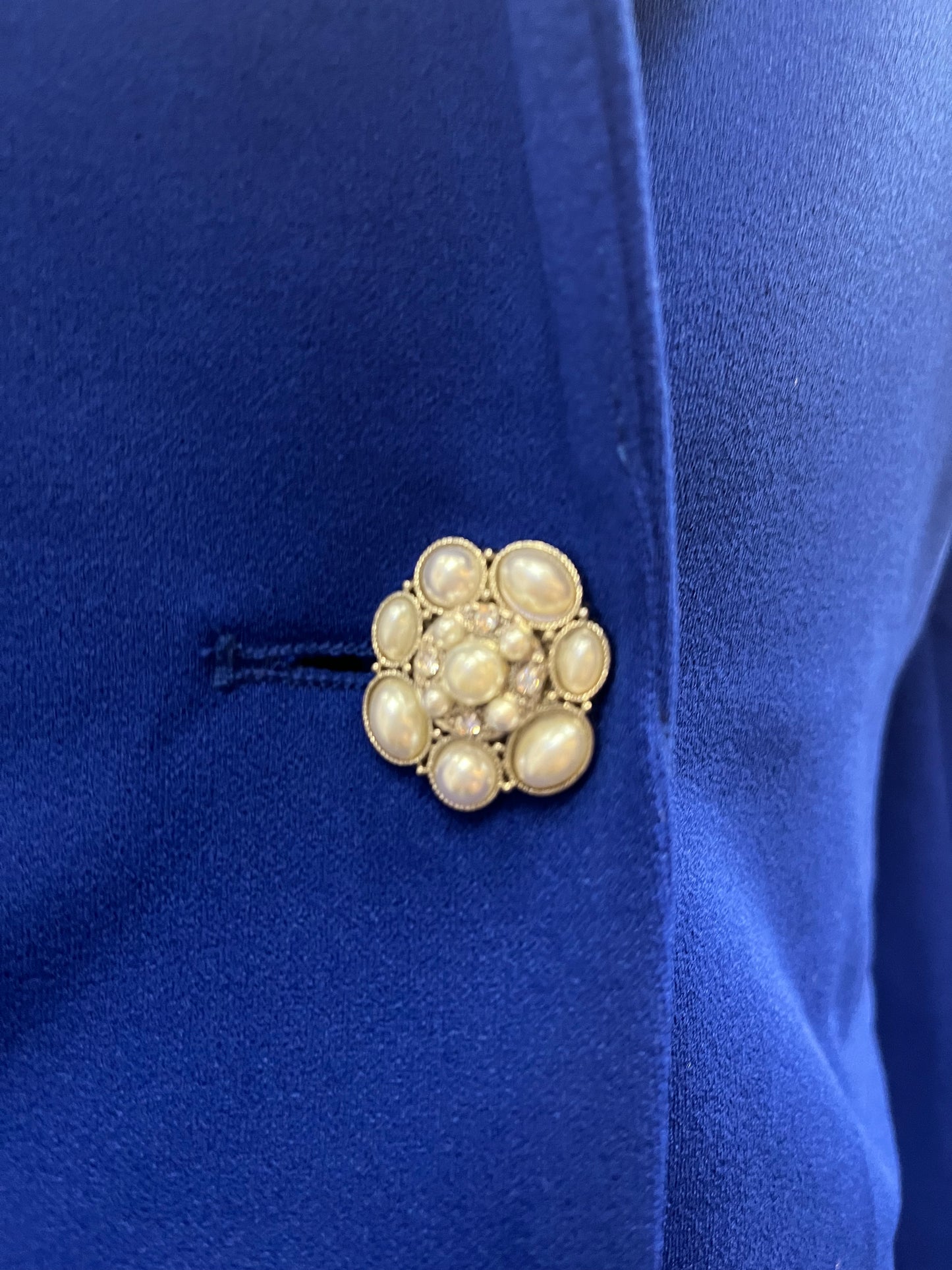 Zeta Phi Beta Pearl Button Blazer