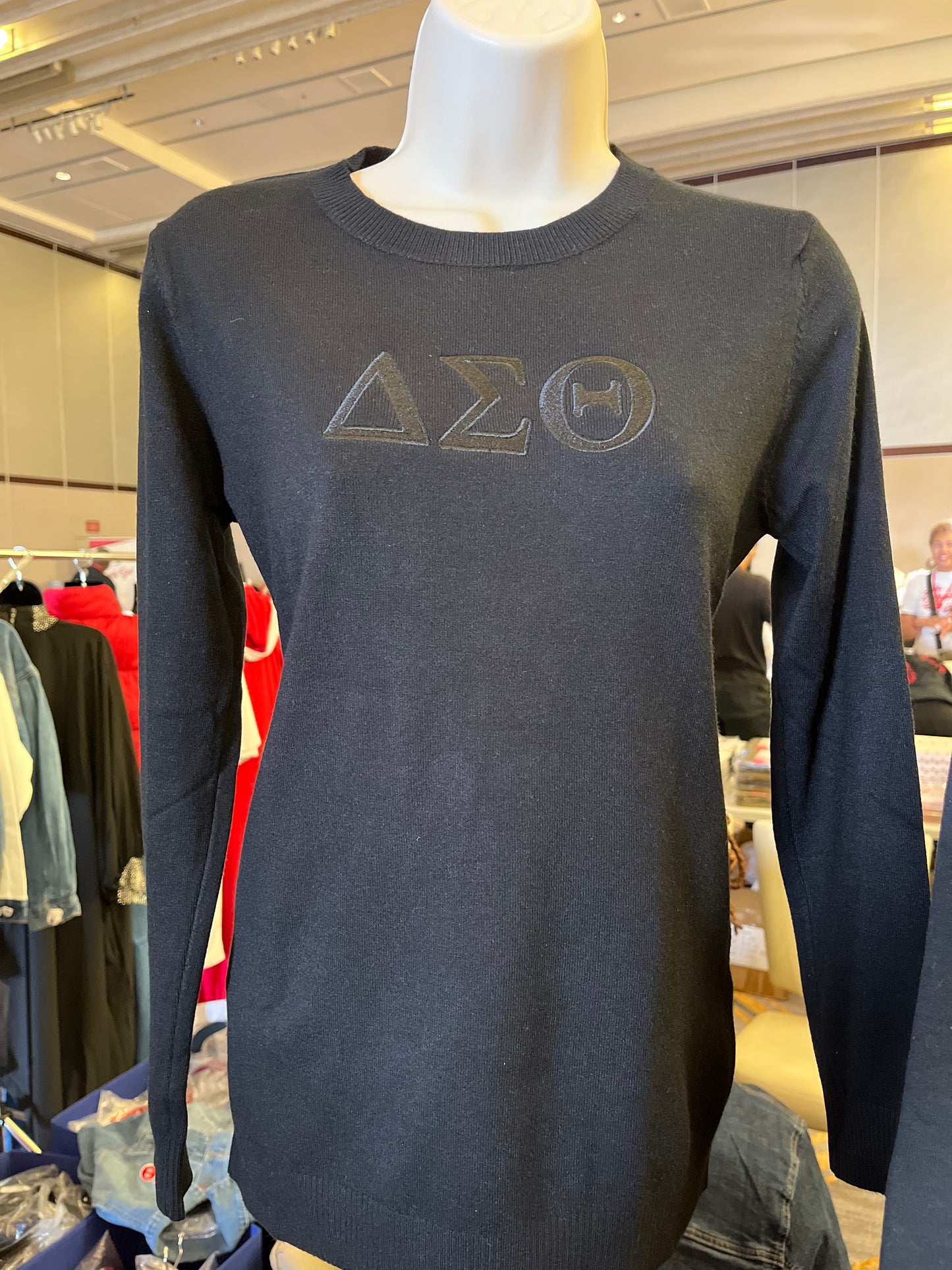 Black on Black DST Monochromatic Sweater Collar sold separately