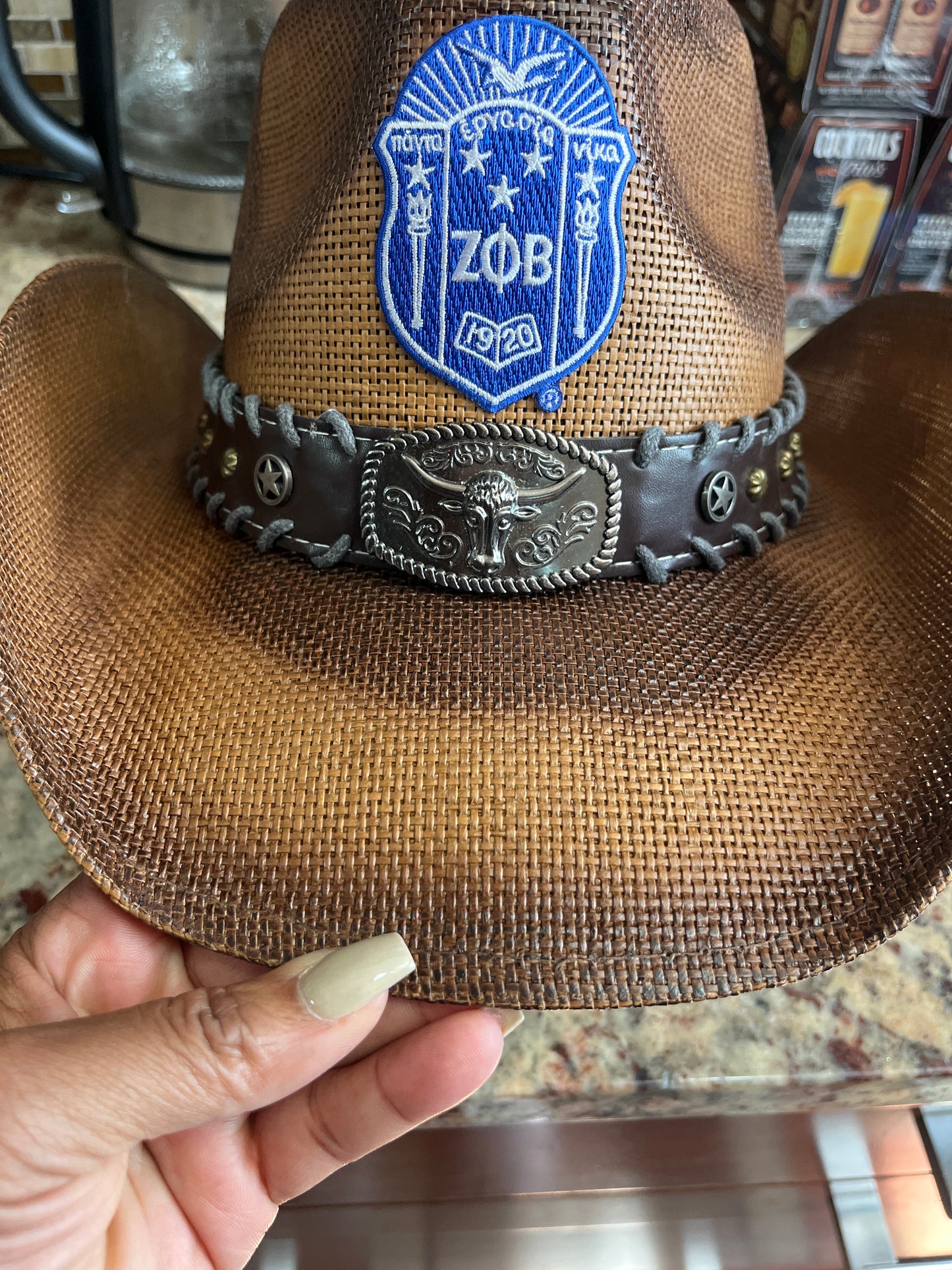Zeta Phi Beta Cowgirl Hat
