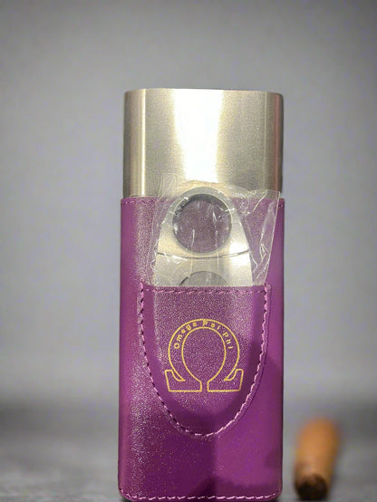 Que Flask and Cigar Holder