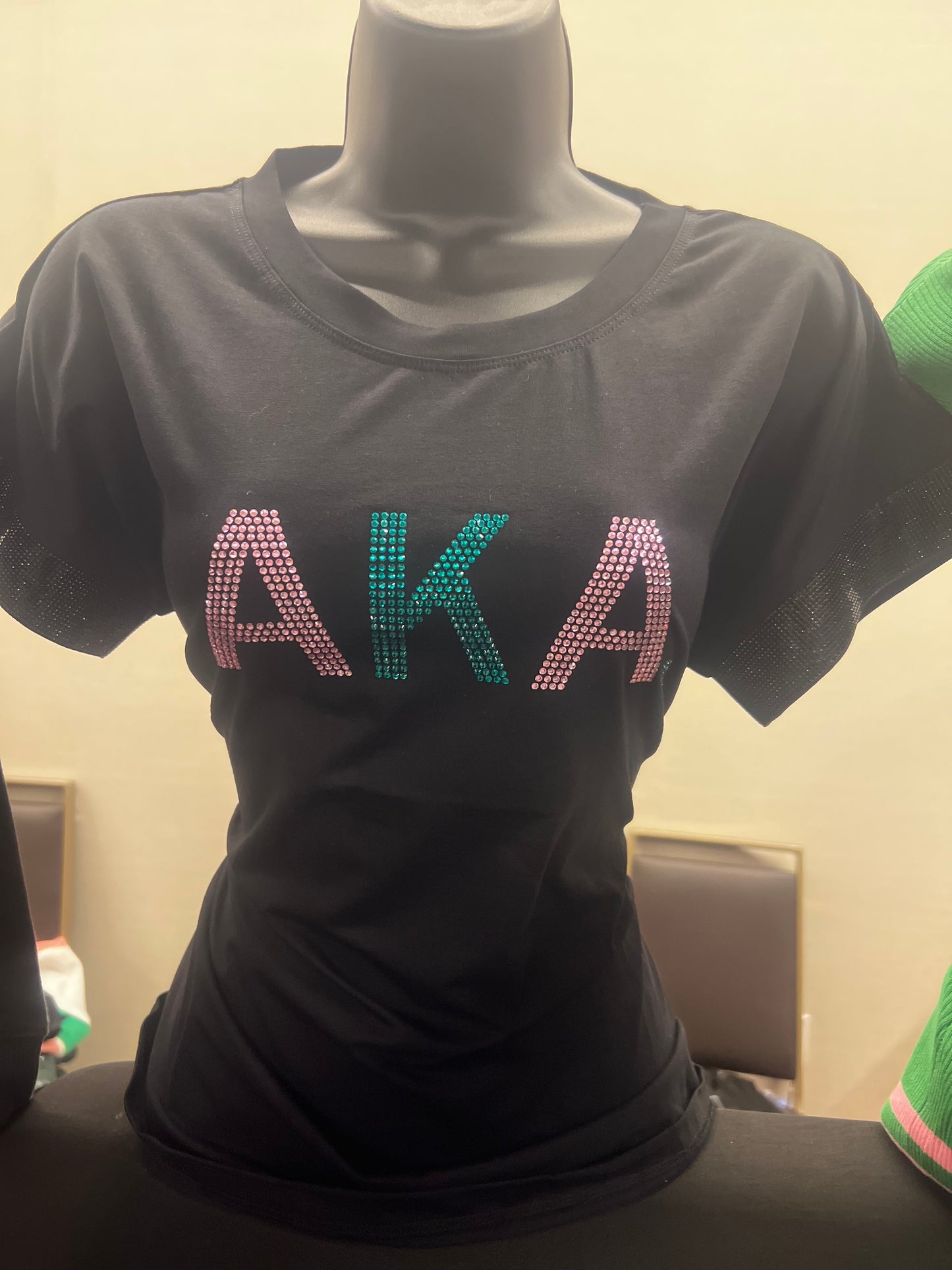 AKA black bling Tee