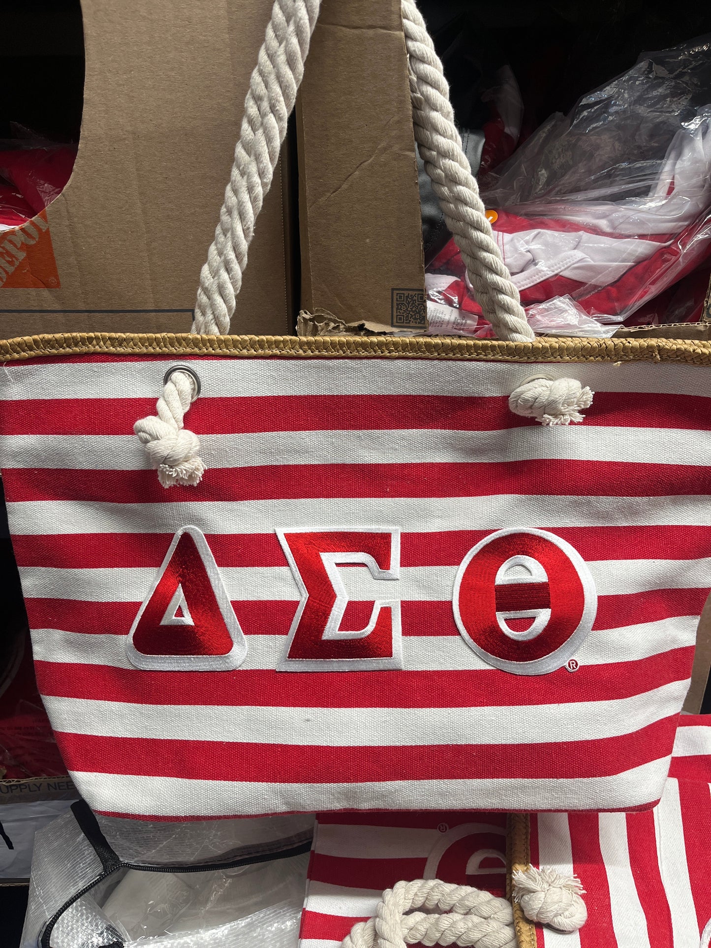 Delta Sigma Theta Beach Tote