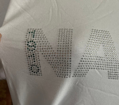 NAUW Bling Sleeve Tshirt