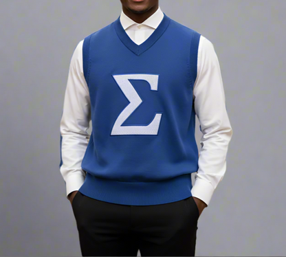Sigma Razor Vest Sigma Sweater Vest | Phi Beta Sigma – Grown Greeks