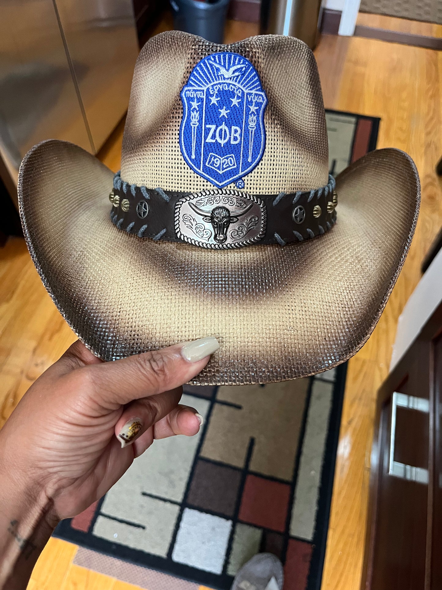 Zeta Phi Beta Cowgirl Hat