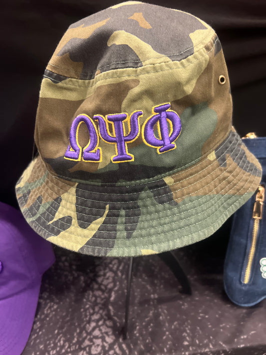 Omega Camouflage Bucket Hat |  Omega Psi Phi