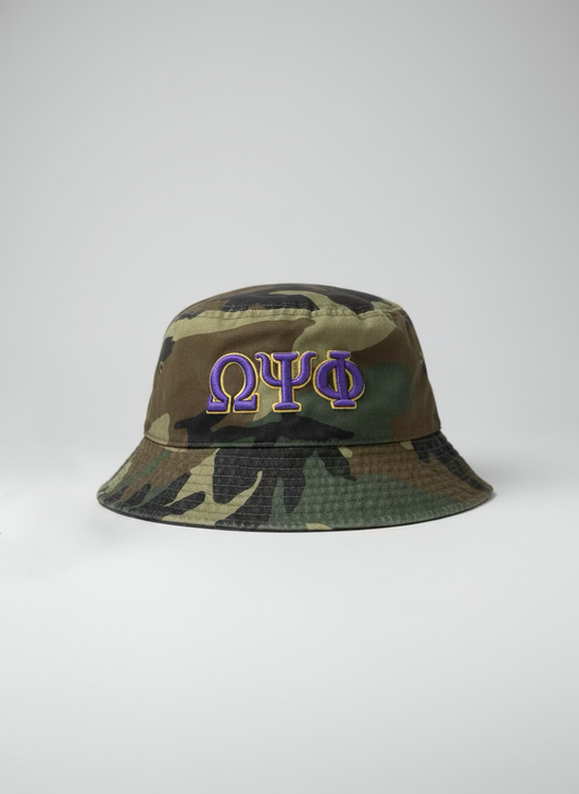 Omega Camouflage Bucket Hat |  Omega Psi Phi
