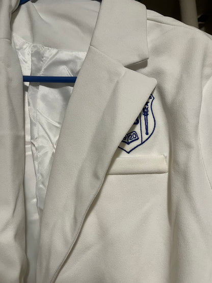 Peek-A-Boo Shield Pearl Button Blazer | Zeta Phi Beta