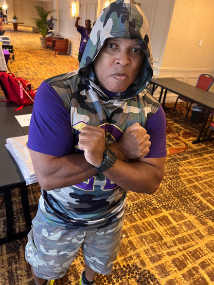 Camo dri fit hoodie