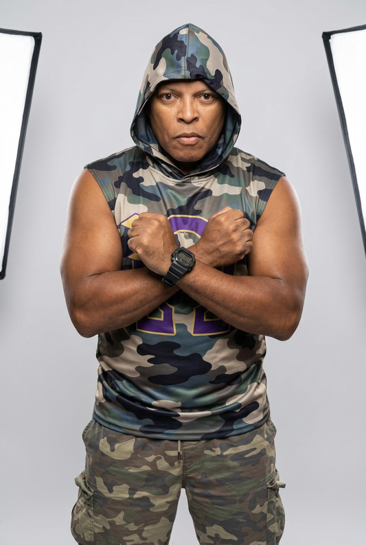 Camo Dry Fit Hoodie | Omega Psi Phi