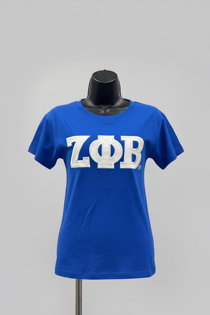 '1920' Leather Letter T-shirt | Zeta Phi Beta Inc.