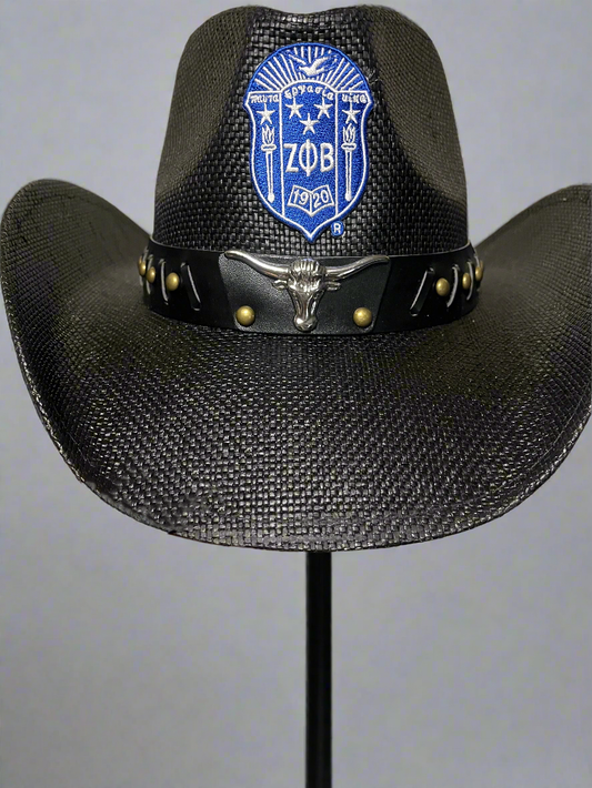 Zeta Phi Beta Cowgirl Hat