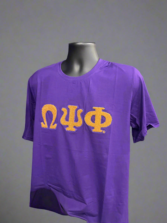 Omega Chenille Relaxed T-shirt | Omega Psi Phi