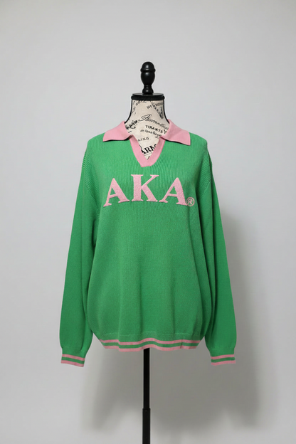 Oversized Varsity Sweater | Alpha Kappa Alpha Inc.®️