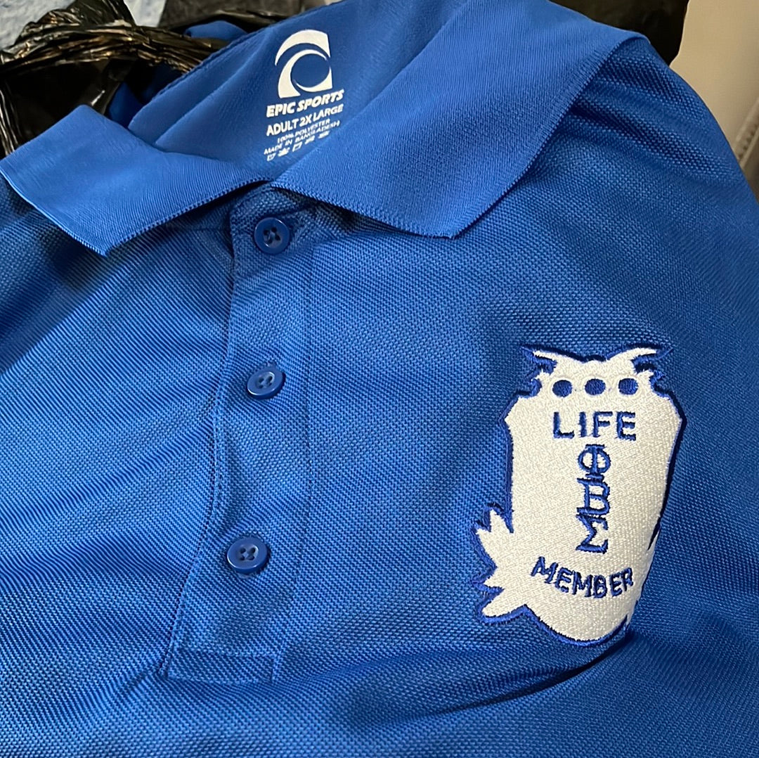 Honor your membership with the Sigma Life Member Polo, designed for comfort, pride, and a clean polished look. These polos run true to size, giving you a classic fit but if you prefer a looser feel, simply size up one. Perfect for conferences, chapter events, or everyday Fraternity wear.