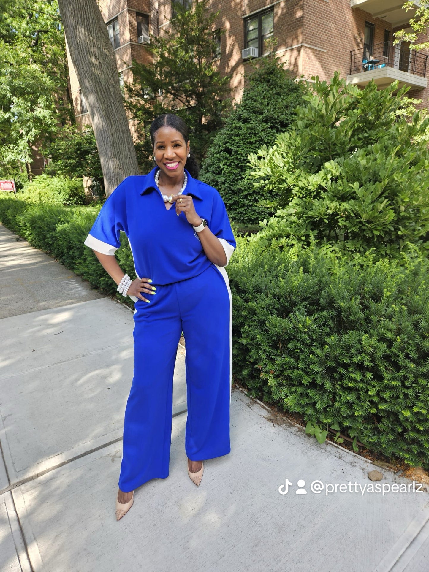 The Standing on Business 2-Piece Set is crafted from a polyester-spandex blend for comfort and style. Designed to fit relaxed, so size down if you’re between sizes. Perfect for a polished, put-together look on any occasion.